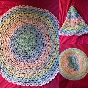 Lotus flower blanket
